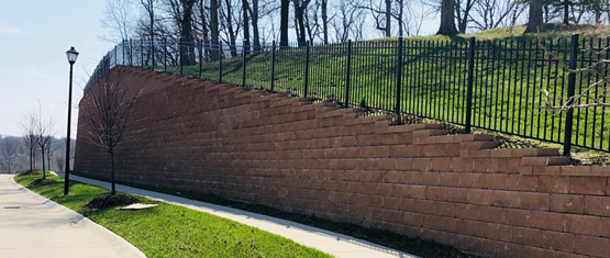 apartment modular retaining wall