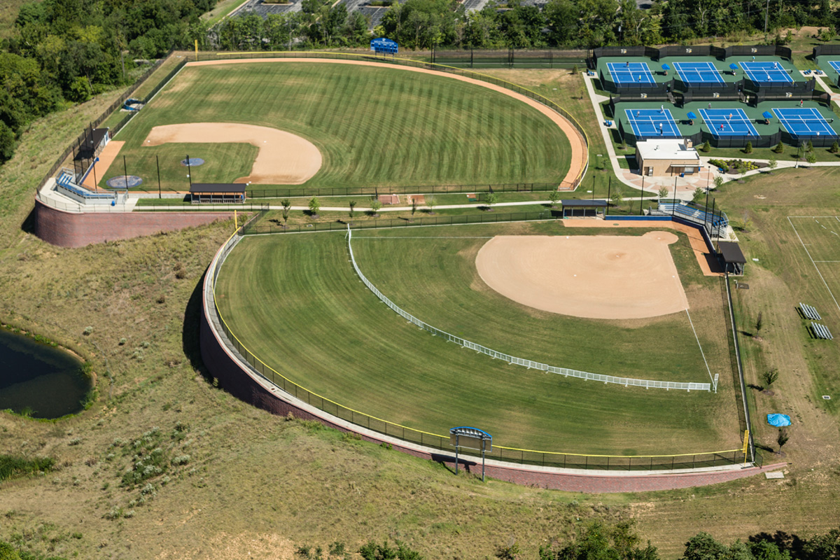 Westminster Athletics Retaining Wall 