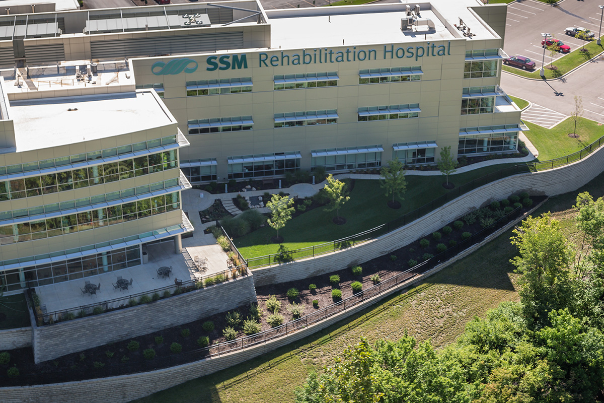 SSM Depaul Medical Center Retaining Wall