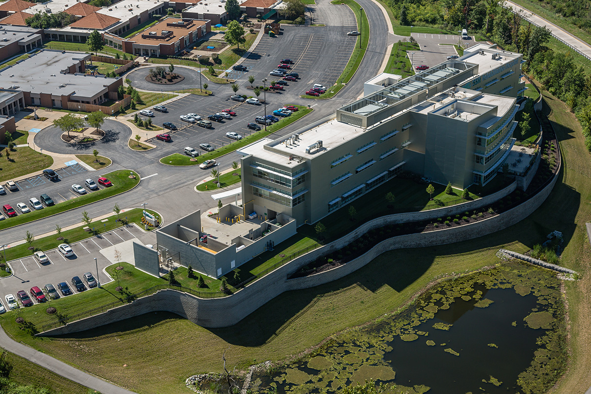 SSM Depaul Medical Center Retaining Wall