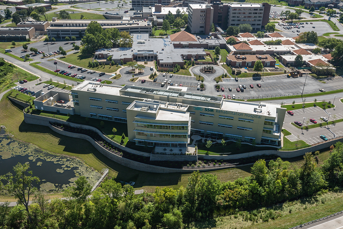 SSM Depaul Medical Center Retaining Wall